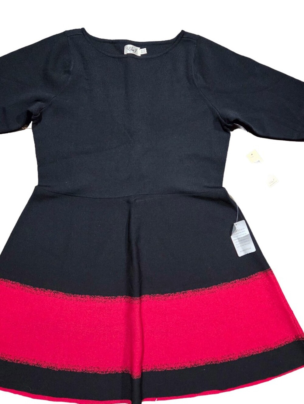 NWT Eliza J Contrast Stripe Fit And Flare Dress Size 2XL